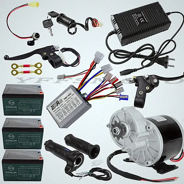 36V 350W Brush Gear Reduction Motor Controller Throttle Grip E-bike Tricycle ATV
