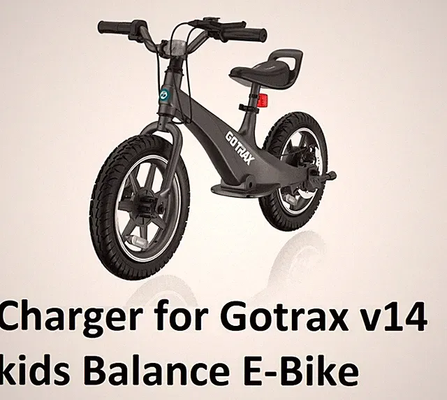 🔥Charger power adapter For gotrax V14 kids balance e-bike