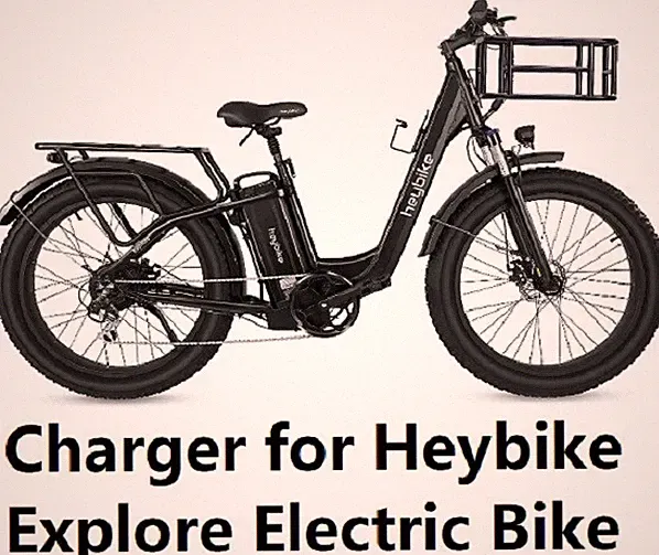 🔥fast 3A Charger For Heybike Explore Electric Bike Fat Tire Step-Thru Ebike🔥