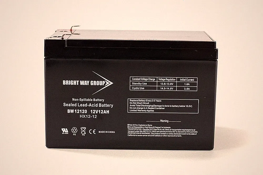 Mongoose 26in. Comfort 12V 12AH F2 Electric Bicycle Replacement Battery