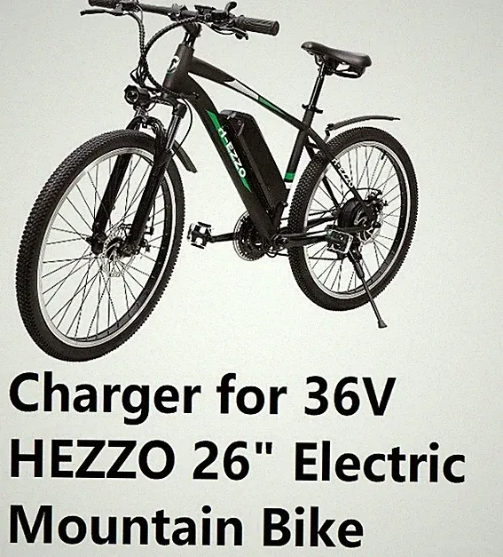 🔥 power supply battery Charger for 36V HEZZO 26" electric mountain bike A2
