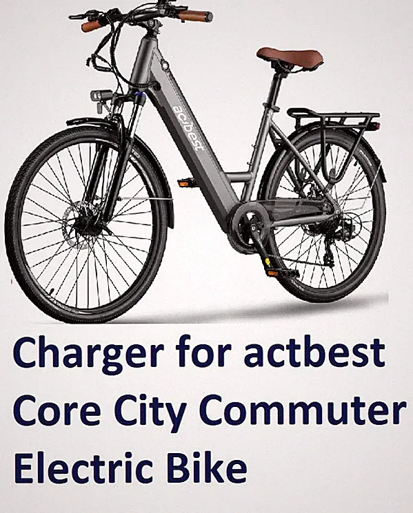 🔥power supply battery Charger for actbest Core City Commuter Electric Bike 2AN