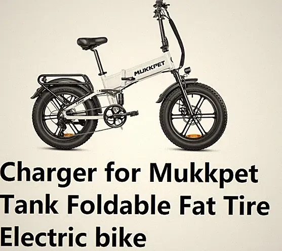 🔥power supply battery Charger for Mukkpet Tank Foldable Fat Tire E-bike 3A