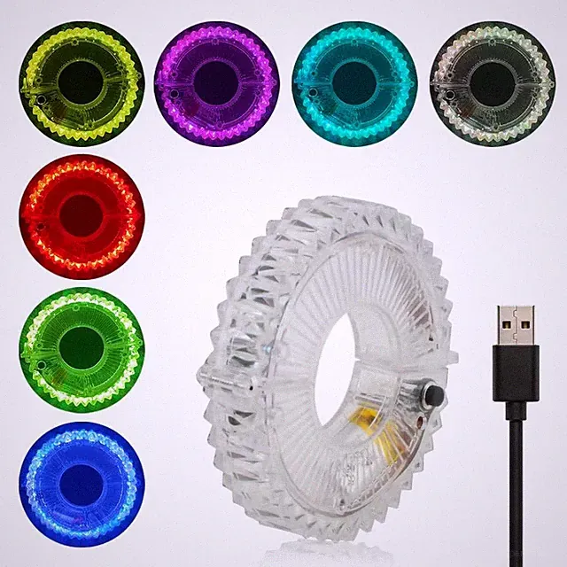 Rechargeable Bike Wheel Lights-21 Cool Solid Color & Modes,Safety Kids Adults...