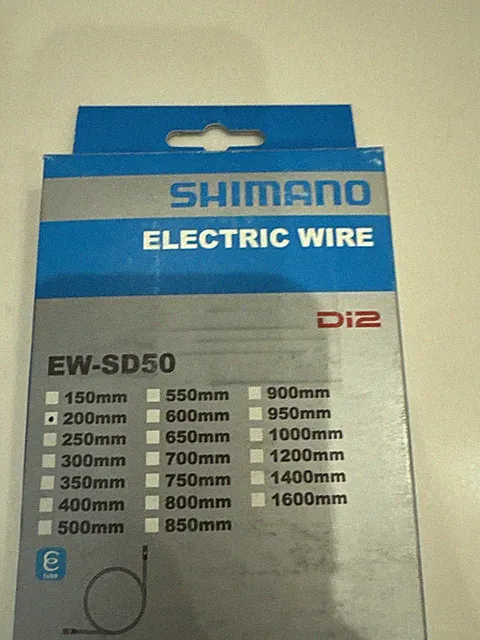 Shimano EW-SD50 Di2 electric Power Cable - 200mm Wire