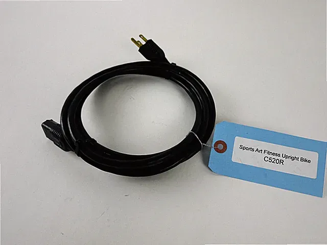 SportsArt Fitness C520R Upright Bike AC Power Supply Cable Line Cord (SC62)